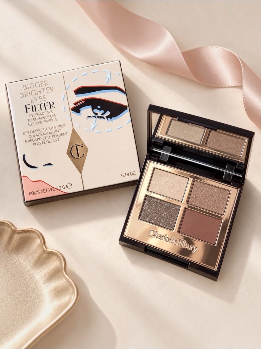 Charlotte Tilbury Exagger-Eyes Bigger Brighter Eyes Filter Eyeshadow Palette NIB